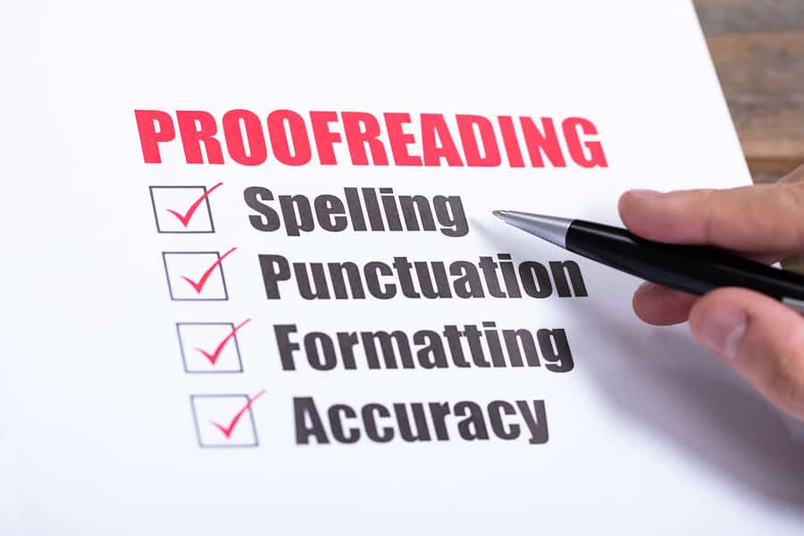 proofreading یا نمونه خوانی چیست